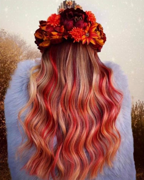 flower hair